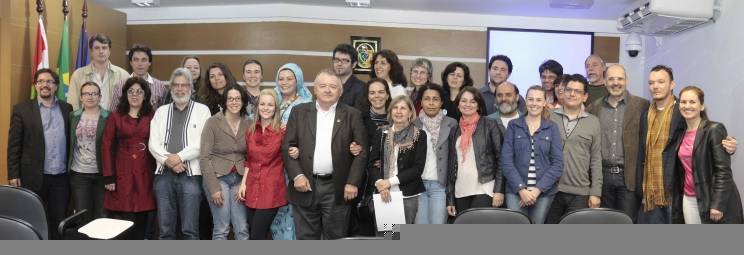 Tomaram posse nesta segunda-feira (27/8) os novos membros do Conselho Municipal de Política Cultural (CMPC-Jlle), mandato 2012/2014. - Fotografo: Mauro Artur Schlieck - Data: 27/08/2012