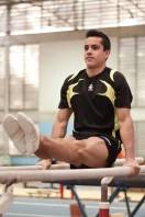 O ginasta da Fundação de Esportes, Lazer e Eventos de Joinville, André Felipe da Silva, de 20 anos, está desde quinta-feira (10/4), em São Bernardo do Campo (SP), no II Metting Internacional de Ginástica Artística com diversos atletas de sete países do mundo. - Fotografo: Pablo Teixeira/ Revista Premier - Data: 13/04/2012