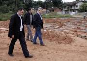 Visita às obras da  Unidade Básica da Família do bairro Vila Nova - Fotografo: Jaksson Zanco - Data: 08/07/2013
