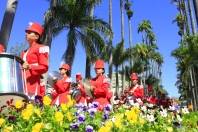 Desfile Alegórico no centro da cidade é uma das novidades da 74ª Festa das Flores. Fanfarras vão participar do desfile, que reunirá mais de 40 instituições. - Fotografo: Mauro Artur Schlieck - Arquivo SECOM - Data: 16/10/2012