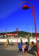 A Prefeitura de Joinville entregou neste sábado (30/6) as obras de revitalização da área de lazer do bairro Profipo. O pedido por melhorias no local veio por meio do Orçamento Participativo (OP). Calçadas, novos bancos, lixeiras, plantio de grama e iluminação foram algumas das melhorias. - Fotografo: Mauro Artur Schlieck - Data: 30/06/2012