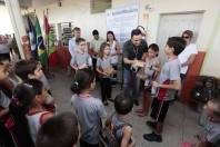 Concurso cultural do Projeto Hidros premia  estudantes da Escola Municipal João de Oliveira - Fotografo: Rogerio da Silva - Data: 24/02/2014
