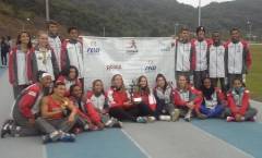 A equipe que representou Joinville no Camnpeonato Estadual Adulto de Atletismo em Itajaí - Fotografo: Divulgação - Data: 06/06/2016