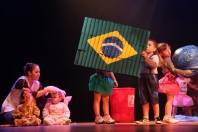 Crianças de 1a 5 anos de oito CEIs se apresentaram na terça-feira (14/8) durante a semana de eliminatórias do concurso de teatro Água para Sempre - Fotografo: Divulgação/CAJ - Data: 15/08/2012