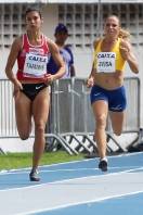 A velocista joinvilense Tamiris de Liz conquistou sua melhor marca no ano nos 100m rasos durante o GP Internacional de São Paulo (SP), realizado nessa quarta-feira (16/5). - Fotografo: Divulgação Felej - Data: 18/05/2012