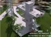 Projeto do novo Mirante, a ser implantado no alto do Morro do Boa Vista - Fotografo: Divulgação ippuj - Data: 20/02/2013