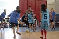 Final futsal feminino, Jogos Escolares.  Escola Municipal Nilson Bender (Azul Claro) X Escola Municipal Padre Valente Simioni - Fotografo: Rogerio da Silva - Data: 04/11/2015