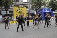 Dia Mundial sem carro= Alunas E.M. Ana Maria Harger fazendo aulão de zumba - Fotografo: Phelippe José - Data: 22/09/2015