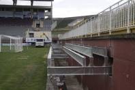 Colocação das estruturas metálicas nas obra de ampliação Arena Joinville - Fotografo: Phelippe José - Data: 19/08/2015