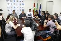 Coletiva à imprensa sobre a prisão de fiscal suspeita de receber propina - Fotografo: Jaksson Zanco - Data: 22/08/2013