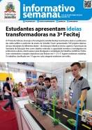Capa Informativo Semanal da Prefeitura de Joinville - 110 - período 19 a 23 de outubro de 2015 - Fotografo: Secom / Arte - Data: 23/10/2015