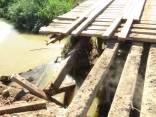 Ponte Estrada Arataca interditada  - Fotografo: Secom / Divulgação - Data: 19/08/2015