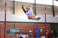 Ginástica Artística competindo nos 27º Joguinhos Abertos de SC em Caçador - Fotografo: Phelippe José da Silva - Data: 27/07/2014