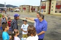 Os novos moradores do Residencial Trentino participaram na tarde desta quinta-feira (22/3), do lançamento oficial do condomínio. Prefeito Carlito Merss parabenizou todas as famílias. - Fotografo: Mauro Arthur Schlieck - Data: 22/03/2012