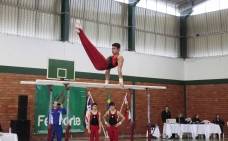 Ginástica Artística competindo nos 27º Joguinhos Abertos de SC em Caçador - Fotografo: Phelippe José da Silva - Data: 27/07/2014