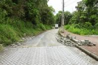 A Prefeitura de Joinville retoma ainda este ano os trabalhos de pavimentação do acesso ao Morro da Boa Vista pela rua Pastor Guilherme Rau, obra que faz parte do projeto de implantação do Parque da Boa Vista. - Fotografo: Mauro Arthur Schlieck - Data: 08/12/2011