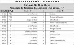 Confira os jogos do domingo, 25 de março - Fotografo: Divulgação Felej - Data: 22/03/2012