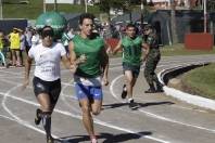 Atleta Paralimpica Ádria dos Santos vence a prova 100mts rasos(DV) nos 11º  Parajasc em São Miguel do Oeste. - Fotografo: Phelippe José - Data: 28/04/2015