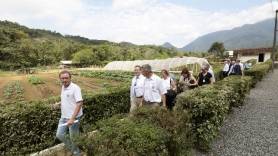 Representantes do Ministério da Agricultura da Alemanha visitam propriedades rurais - Fotografo: Rogerio da Silva - Data: 21/09/2015