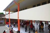 Imagens da cerimônia de entrega das obras de reforma e ampliação da Escola Municipal Pastor Hans Mueller neste sábado (31/3). - Fotografo: Kátia Nascimento - Data: 31/03/2012