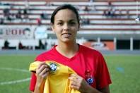 Gabrielle, atleta da Felej, recebeu a convocação para a Seleção Brasileira sub-17, que disputará o Campeonato Mundial de sua categoria - Fotografo: Divulgação Felej - Data: 18/07/2012