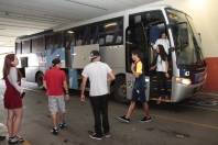 Delegação de Jonville embarca para Itajaí para participar dos 54º Jasc. - Fotografo: Phelippe José da Silva - Data: 14/11/2014