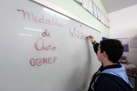 Guilherme Tait, medalha de ouro da OBMEP - Fotografo: Rogerio da Silva - Data: 03/11/2015