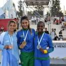Atletas da Felej ajudaram o Brasil a conquistar o Sul-Americano de Atletismo para menores neste fim de semana (27 e 28/10) em Mendonza (AR). Tamiris de Liz conquistou os 100 metros obtendo mais um ouro internacional. - Fotografo: Enard / divulgação Felej - Data: 29/10/2012