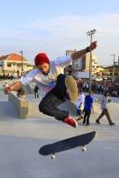 A pista de Skate mais moderna do Brasil permite manobras pra lá de radicais. O público aproveita cada lance. - Fotografo: Mauro Artur Schlieck - Data: 06/11/2011