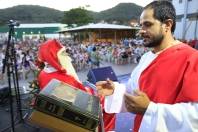 A programação do Natal dos Sonhos chegou nesta terça-feira até a comunidade do Aventureiro. As apresentações culturais valorizaram os princípios cristãos e o verdadeiro sentido do Natal, que é o nascimento do menino Jesus. - Fotografo: Mauro Artur Schlieck - Data: 20/12/2011