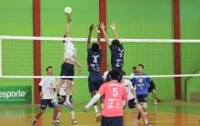 Voleibol Maaculino competindo nos 27º Joguinhos Abertos de SC em Caçador - Fotografo: Phelippe José da Silva - Data: 26/07/2014