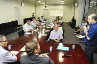 O secretário de Planejamento, Orçamento e Gestão, Adelir Solf, participou nesta segunda-feira (26/3) da primeira reunião do Desenville do ano. Na pauta ações para 2012. - Fotografo: Mauro Artur Schlieck - Data: 26/03/2012