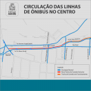 Mapa corredor de ônibus na Avenida Albano Schulz - Fotografo: Arte Secom - Data: 16/06/2016