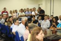 O projeto de lei que cria a gratificação salarial para servidores efetivos ocupantes dos cargos de engenheiro, arquiteto, geólogo, geógrafo, biólogo e técnico florestal foi assinado nesta quarta-feira (15/2) - Fotografo: Kátia Nascimento - Data: 15/02/2012