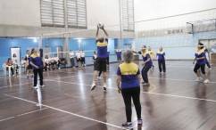 Competição de volei na 24ª Olimpiada da Melhor Idade - Fotografo: Phelippe José - Data: 13/08/2015