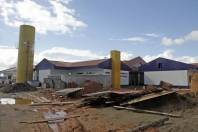 Obra de construção CEI Abdon da Silveira no Jarivatuba - Fotografo: Phelippe José - Data: 21/07/2015