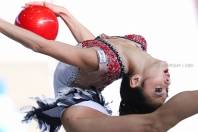 Mariany Miyamoto foi campeã brasileira juvenil de ginástica rítmica, em São Caetano-SP - Fotografo: Divulgação/CBG - Data: 10/08/2015