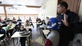 Projeto Transitando do Ittran , Gidion e Secretaria da Educação - Fotografo: Rogerio da Silva - Data: 01/07/2014