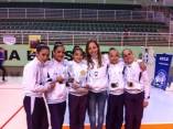 Equipe joinvilense de ginástica rítmica foi vice-campeã estadual infantil, em Brusque - Fotografo: Divulgação - Data: 14/08/2013