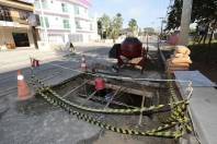 Rua Florianópolis em obras - Fotografo: Rogerio da Silva - Data: 10/06/2014