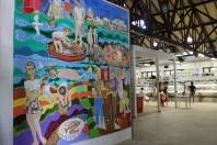 Paineis do artista Wilson Lamberto Doin sobre Joinville serão doadas ao Mercado Municipal neste sábado, 10h - Fotografo: Divulgação/Fundação Turística - Data: 27/03/2014