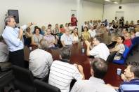 Aconteceu nesta terça-feira (20/12) uma confraternização com as entidades que foram beneficiadas pela parceria entre a Prefeitura e a Câmara de Vereadores. O presidente da Câmara de Vereadores, Odir Nunes, destacou o amadurecimento da democracia e que nunca antes a entidades foram lembradas. - Fotografo: Mauro Artur Schlieck - Data: 20/12/2011