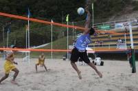 Equipe de volei de praia masculina participando dos 54º  Jasc em Itajaí. - Fotografo: Phelippe José da Silva - Data: 21/11/2014
