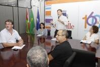 Apresentação dos Estudos sobre as Condições dos Trabalhadores no Mercado de Trabalho Formal no Município de Joinville aconteceu nesta quinta-feira (02/02). - Fotografo: Mauro Arthur Schlieck - Data: 02/02/2012