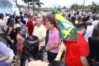 Prefeito Udo Döhler participa da festa da Padroeira da Comunidade Nossa Senhora Aparecida no bairro  Jativoca - Fotografo: Jaksson Zanco - Data: 12/10/2013