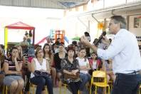 A secretaria da Educação entregou neste sábado (19/11) as obras de reforma e ampliação do Centro de Educação  Infantil Esperança  à comunidade do Comasa. O prefeito Carlito Merss destacou o percentual investido em educação na cidade - Fotografo: Kátia Nascimento - Data: 19/11/2011