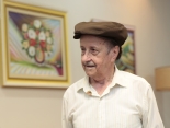 Artista plástico José Sgrott Filho expõe obras no gabinete do prefeito e vice - Fotografo: Jaksson Zanco - Data: 01/04/2014