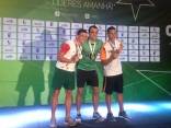 Kaynan Xavier Hack (E) foi vice-campeão na prova dos 400 metros com barreiras nos Jogos Universitários Brasileiros - Fotografo: Divulgação - Data: 19/10/2015