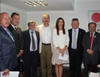 deputada estadual Angela Albino durante reunião com o ministro do Esporte José Aldo Rebelo  sobre a Arena Joinville - Fotografo: Divulgação - Data: 19/02/2013