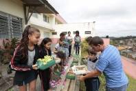 Alunos da Escola Municipal Baltasar Buschle desenvolvem horta sustentável e dança no contraturno - Fotografo: Rogerio da Silva - Data: 06/11/2014